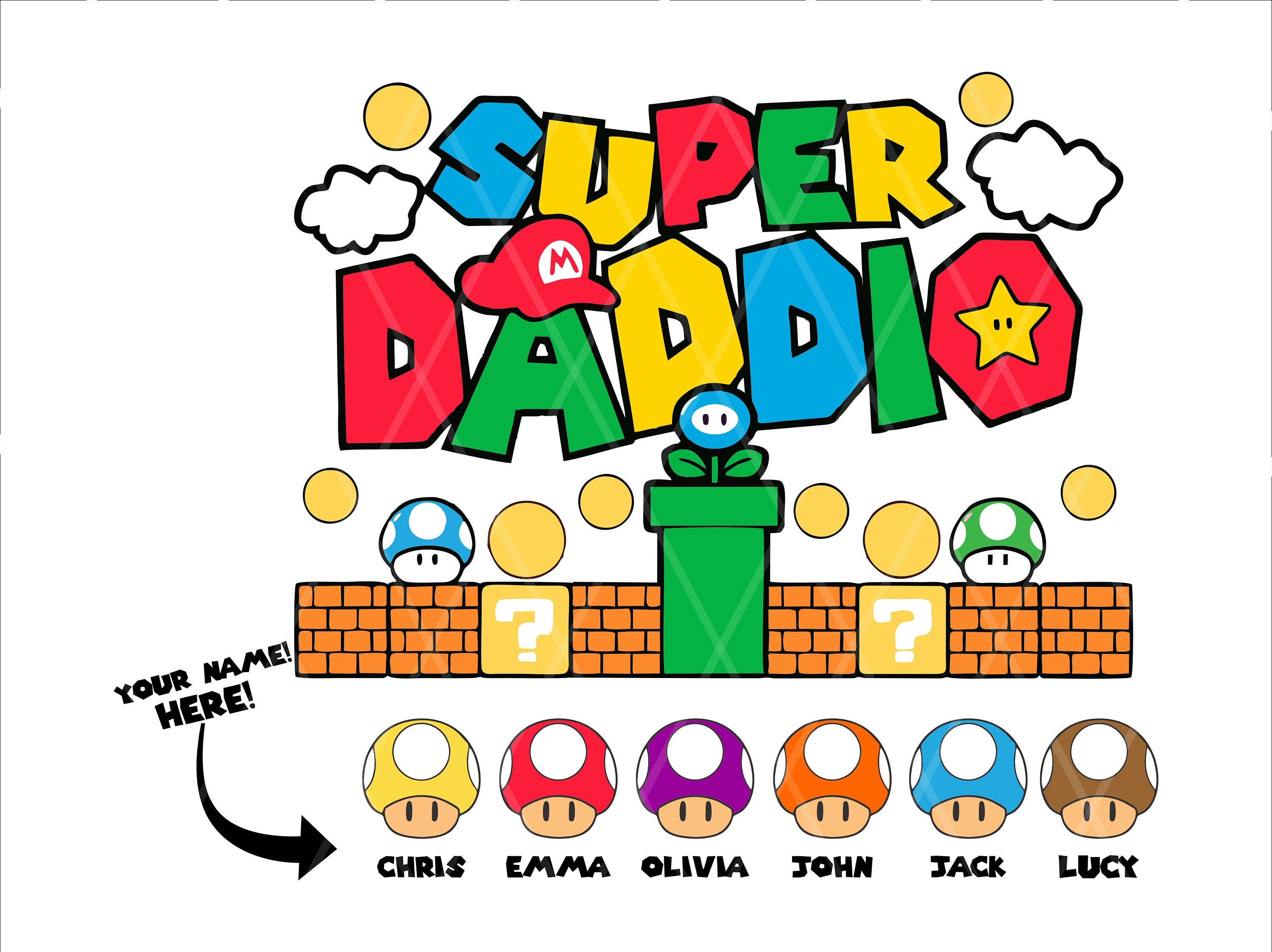 Super Daddio Bundle SVG PNG, Happy Father's Day Svg, Cut Files, Funny Dad SVG, Fathers Day Svg, Digital and Instant Download