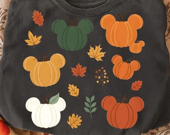 Retro Herbst Kürbis Mickey PNG, Herbst Kürbis Png, Herbst PNG, Herbst Girly Png, Herbst Sublimation, Tis die Saison, Kürbis Png
