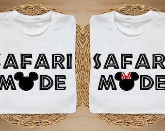 Bundel Safari-modus SVG Minnie Safari dierenrijk shirt Leopard Minnie paren familie, Insant digitale download, Png, Svg, Dxf, Pdf, AI