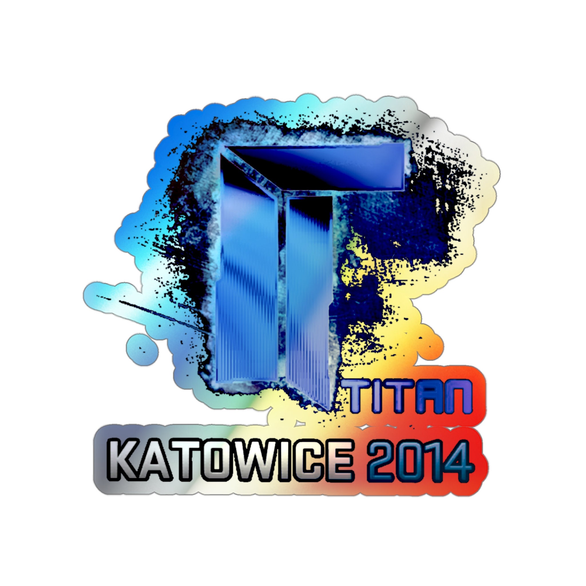 Наклейка Титан Катовице 2014 Голографическая Цена