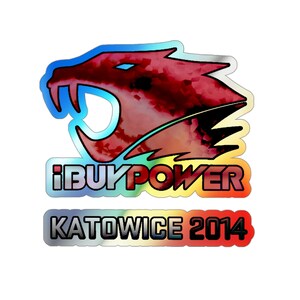 CS:GO & CS2 Holographic Sticker - iBuyPower Holo Katowice 2014