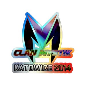 CS:GO & CS2 Holographic Sticker - Clan Mystik Holo Katowice 2014