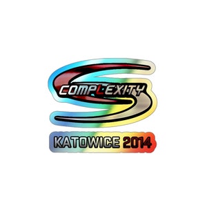 CS:GO & CS2 Holographic Sticker - Complexity Gaming Holo Katowice 2014