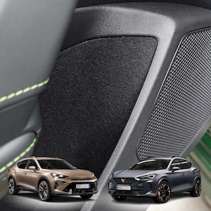 Comfort Set for Cupra Formentor,Storage Compartments Anti-Vibration Sound Insulation Coating,Insulation Felt,Self-Adhesive,Perfect Fit Cut