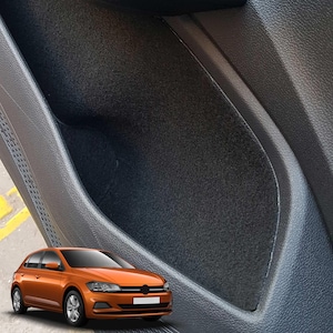 Comfort Set Compatible Volkswagen Polo MK6 / 2017+ , Storage Compartments Anti-Vibration Sound Insulation Coating,Insulation Felt