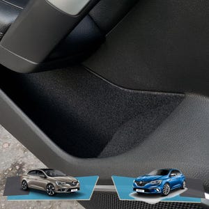 Comfort Set for Renault Megane 4 Storage Compartments Anti-Vibration Sound Insulation Coating, Insulation Felt, Self-Adhesive,Fit Cut