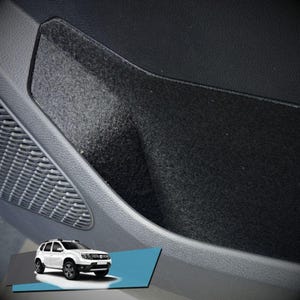 Comfort Set for Dacia Duster 2018+ ,Storage Compartments Anti-Vibration Sound Insulation Coating,Insulation Felt,Self-Adhesive,Fit Cut