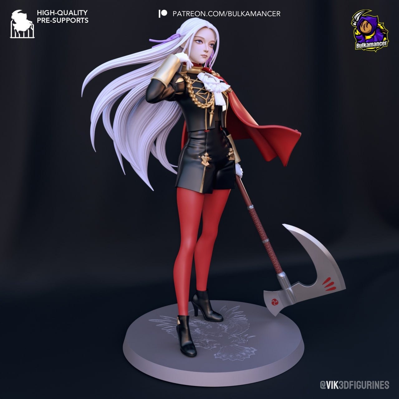  Fire Emblem: Three Houses – Edelgard von Hresvelg Pop Up Parade  PVC Figure : Toys & Games