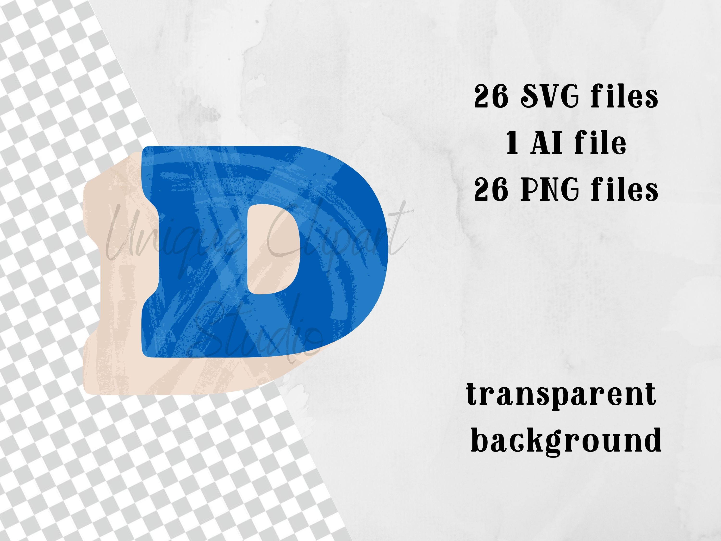 Chunky Playful Letters SVG Vector Svg Ai Png Formats Perfect for Cricut ...