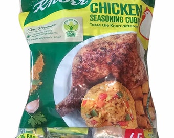 confezioni di dadi di brodo di pollo nigeriano Knorr (45 cubi)