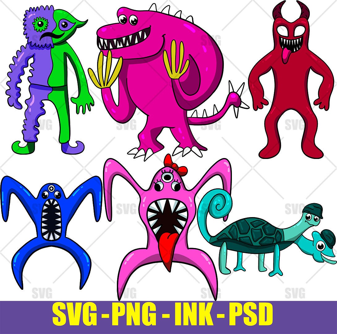 NabNab Banban SVG, Garten Of Banban Characters SVG, Jumpscar