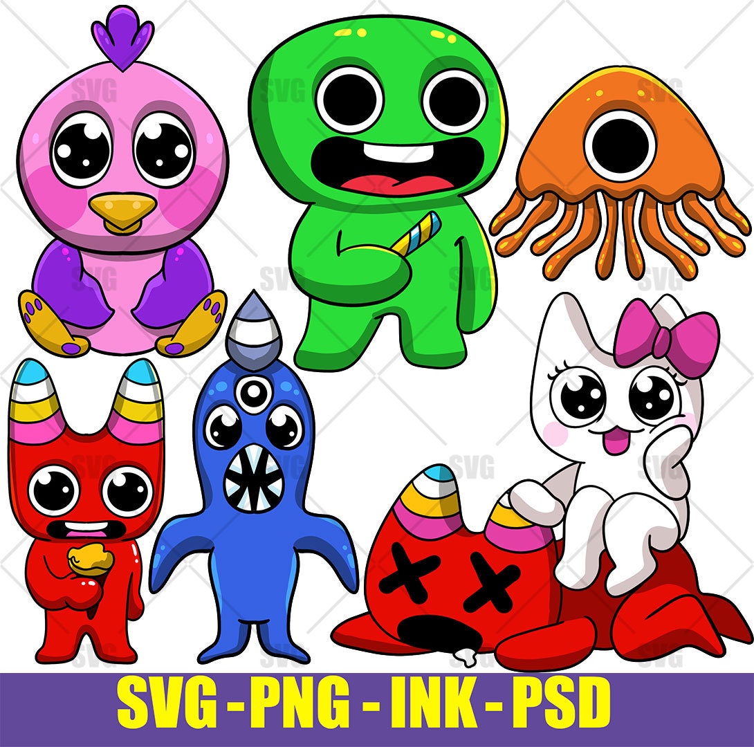 Garten of Banban PNG Bundle Jumbo Josh Roblox Characters 