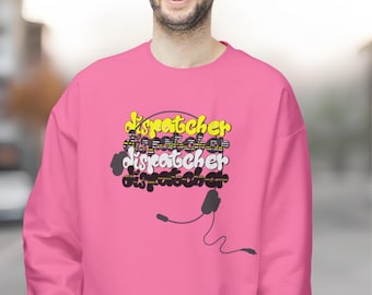911 Dispatcher Sweatshirt: Thin Gold Line Flag, NPSTW Gift