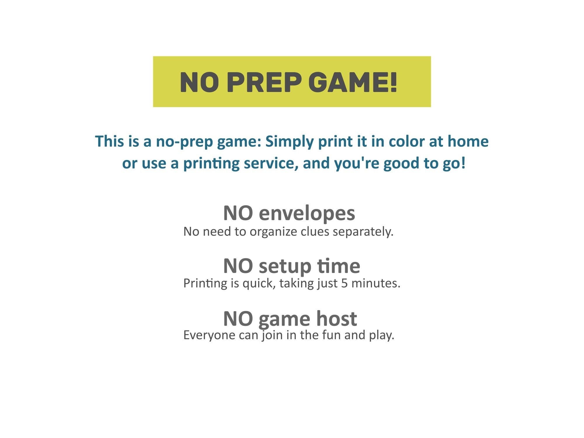 Printable Escape Room Game, DIY Escape Kit, Birthday Party Game ...