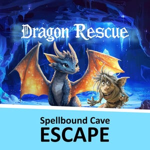 Printable Escape Room, Game for Kids, Escape Room Kit, Birthday Party Game, Dragons & Goblins, Instant Download, Kids 6+, Family Fun