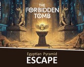 Pyramid Escape Room, Ancient Egypt Printable, Team Building Game, Family Teens Adults Party