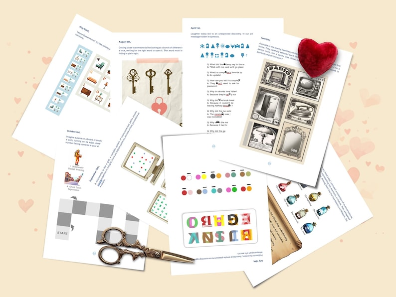 Relationship Adventure, Escape Room Game for Date Night, Lovethemed