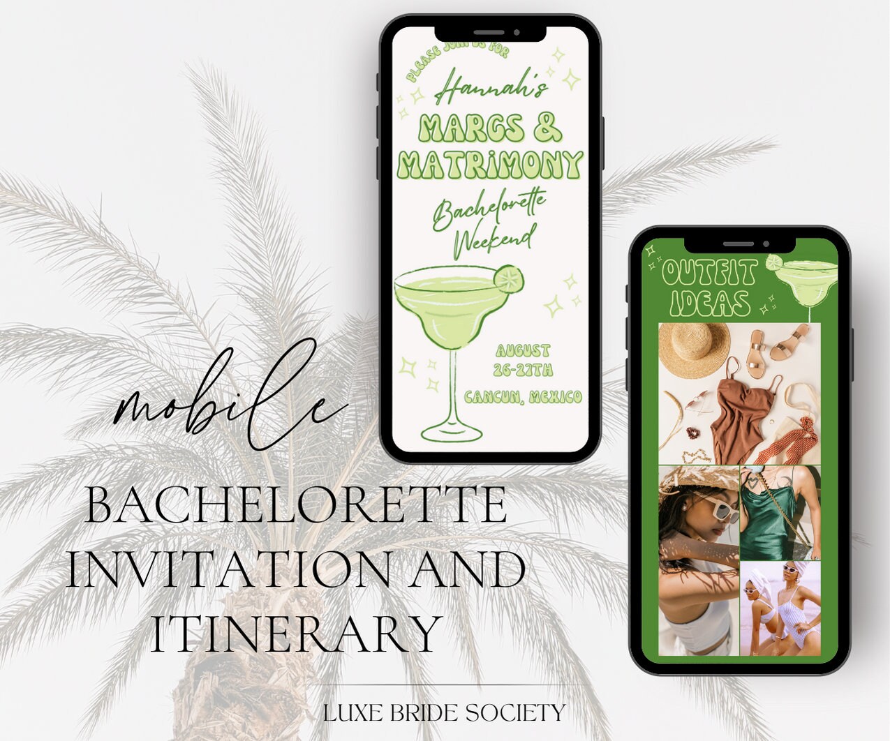 Digital Bachelorette Itinerary Template Margs and Matrimony Digital Bachelorette Itinerary Template Margs and Matrimony