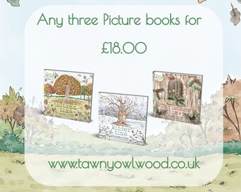 Any Three Picture Books from Tawny Owl Wood