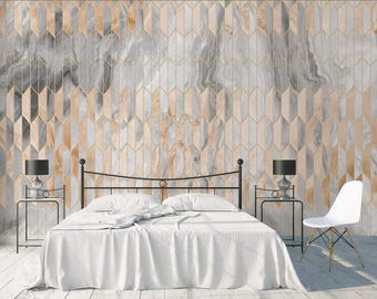 Self Adhesive Gold Geometric Pattern Black Marble Modern Non-Pasted Removable Wallpaper