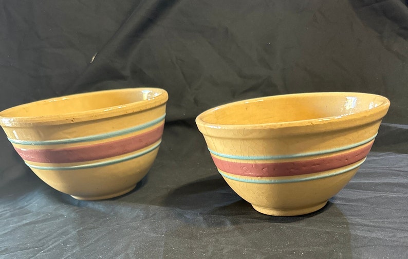 Antique Mccoy Mixing Bowls - Etsy