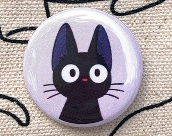 Miss Witch’s Cat - 1.25&quot; Pinback Button