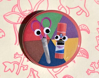 Collage Pals - 1.25&quot; Pinback Button