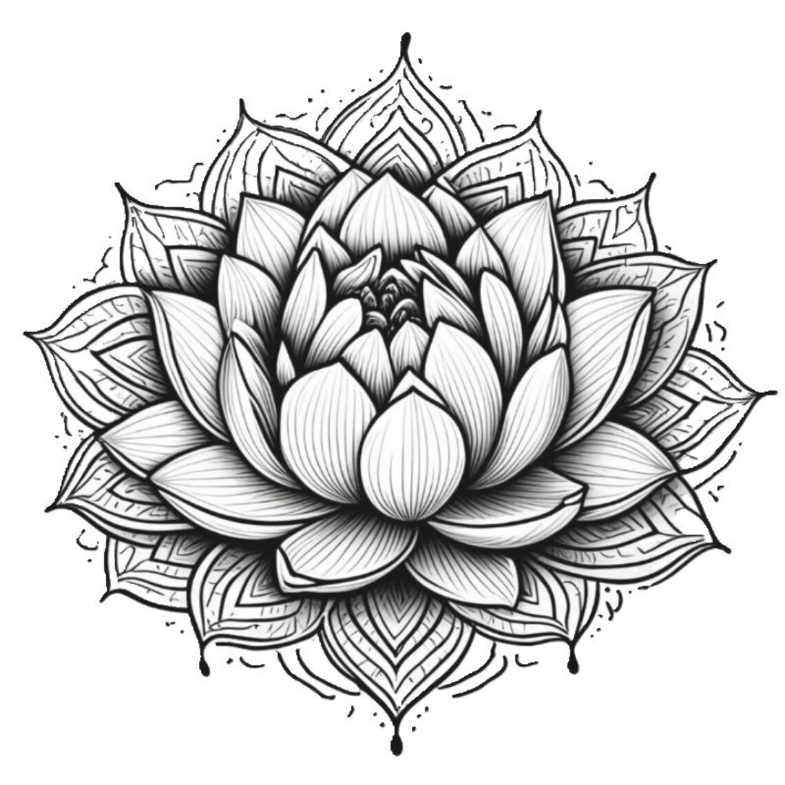 Beautiful Flower Coloring Pages - Etsy