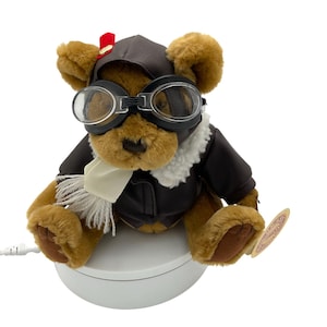 Pickford Bears Brass Button Collectibles Vintage Radar The Flying Bear NWT