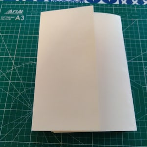 Blanco folio, junkjournaal, artjournal, blanco, geheugenboekinzet, fotoalbum, scrapbooking, klaar voor gebruik en decoratie. Crème karton.