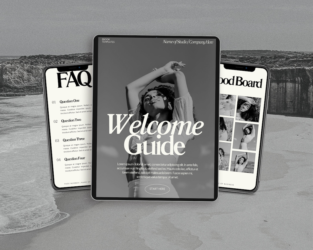 Photography Pricing Guide Template | Client Welcome Packet (digital) - Etsy