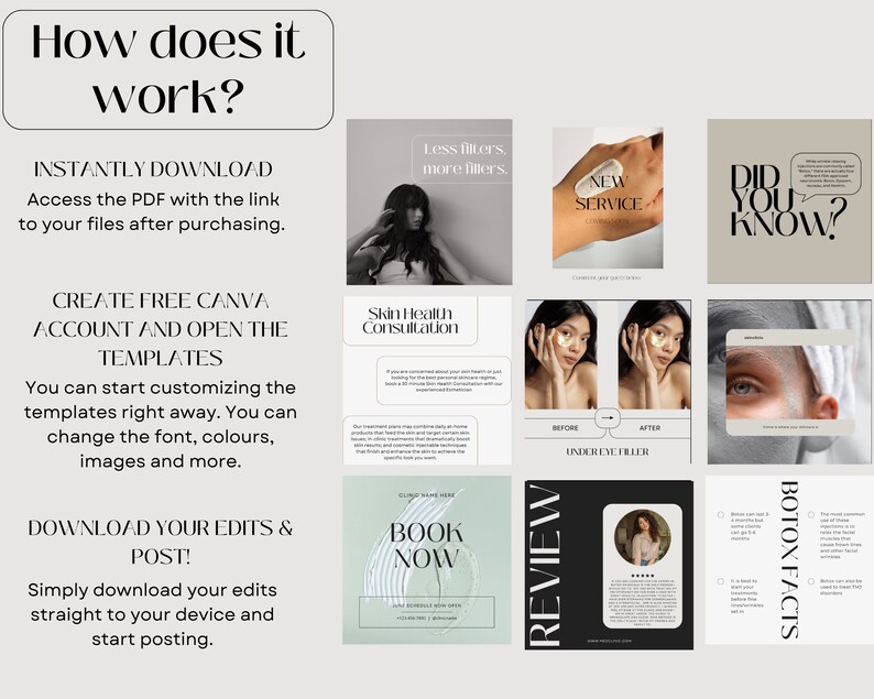 Medical Spa Instagram Templates | Aesthetic Nurse Injector Posts image 6