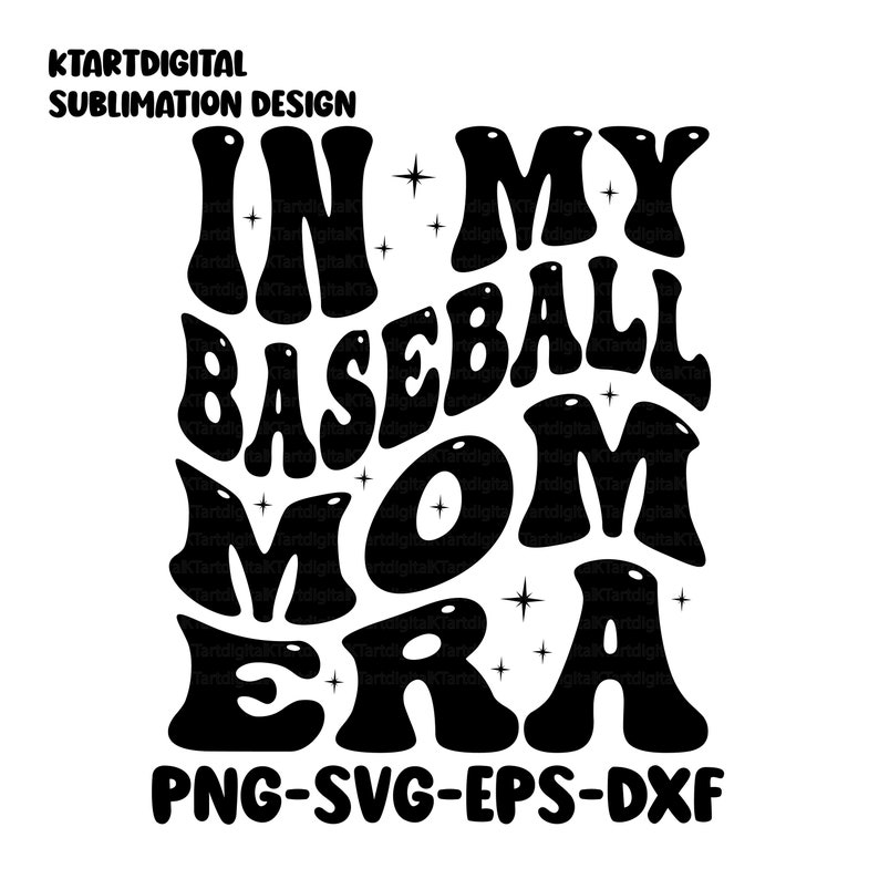 In My Baseball Mom Era Svg Png, Baseball Mom Svg, Baseball Mama Svg