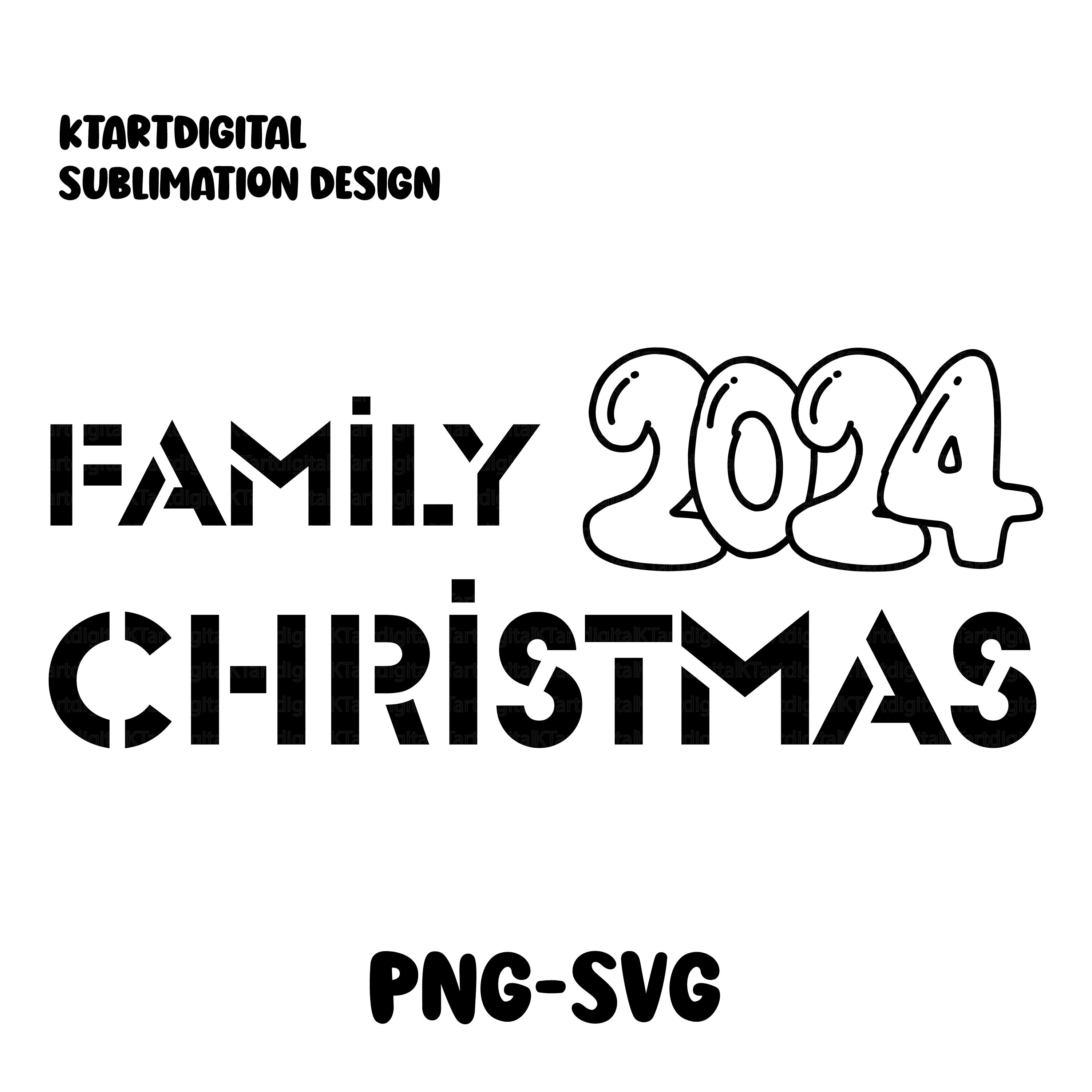 2024 Family Christmas Svg Matching Family Christmas Shirts Etsy