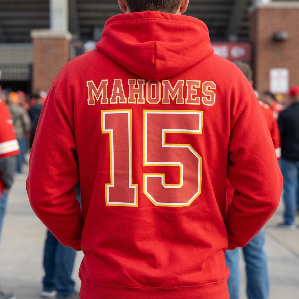 Patrick Mahomes MVP Kansas City Chiefs Showtime Men's Hooded Sweatshirt