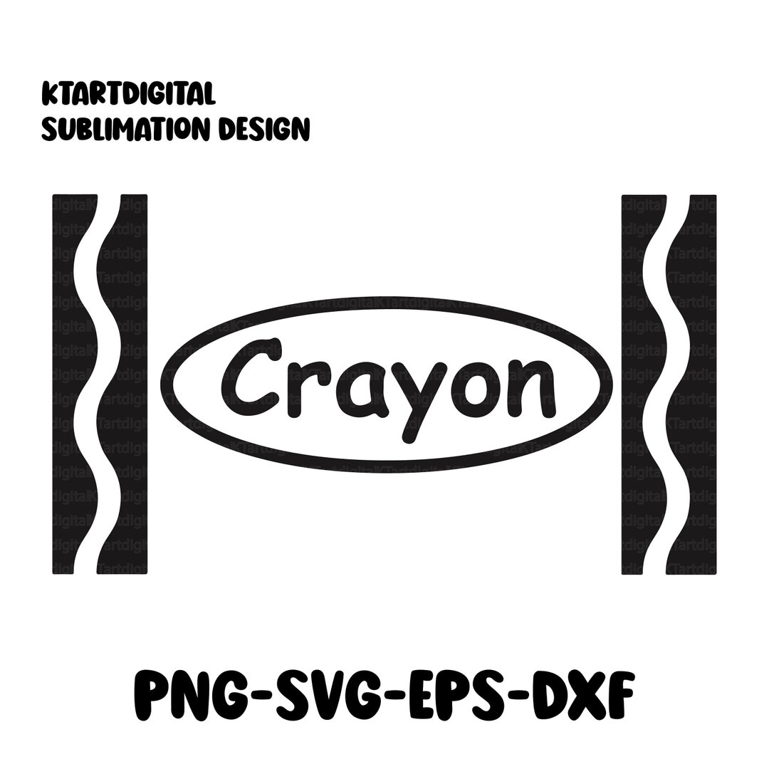 Crayon Svg Crayon Wrapper Svg Crayon Costume Png Halloween Etsy