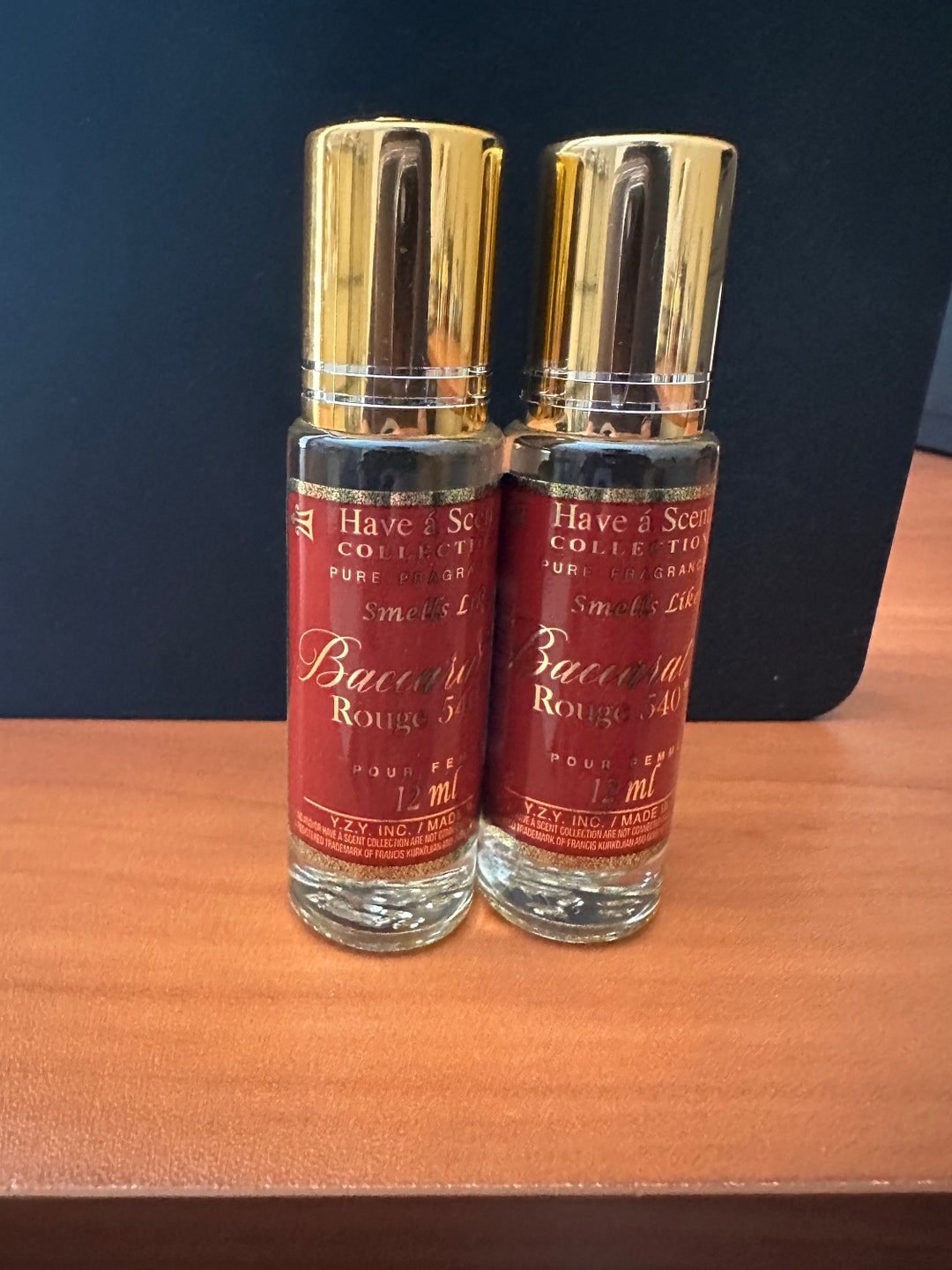 Baccarat Rouge 540 Body Oil 2 Pack Etsy