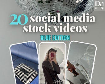 20 Aesthetic social media stock videos bundle | vertical work & office video | for reels, stories or insta ads | commercial use royalty free
