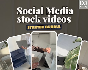 Bundel stockvideo's voor sociale media | verticale sjabloon esthetische werkvideo | levensstijl Rollen, verhalen, advertenties | commercieel gebruik royaltyvrij