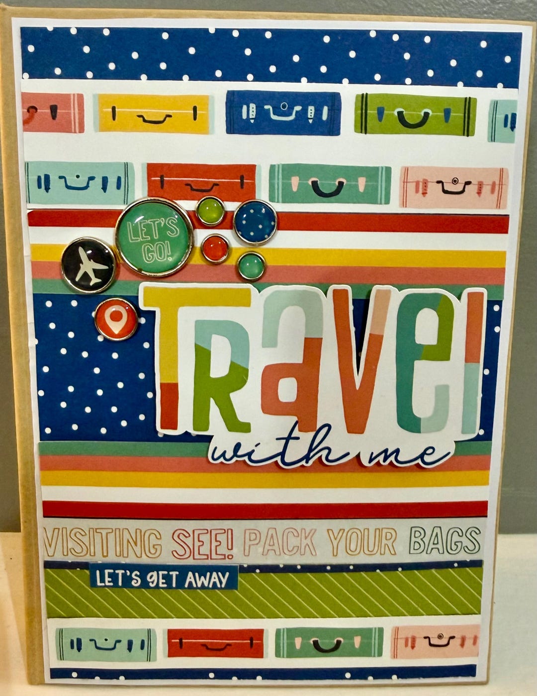 Travel Scrapbook Album – Chipboard Album, Vacation Keepsake - Etsy