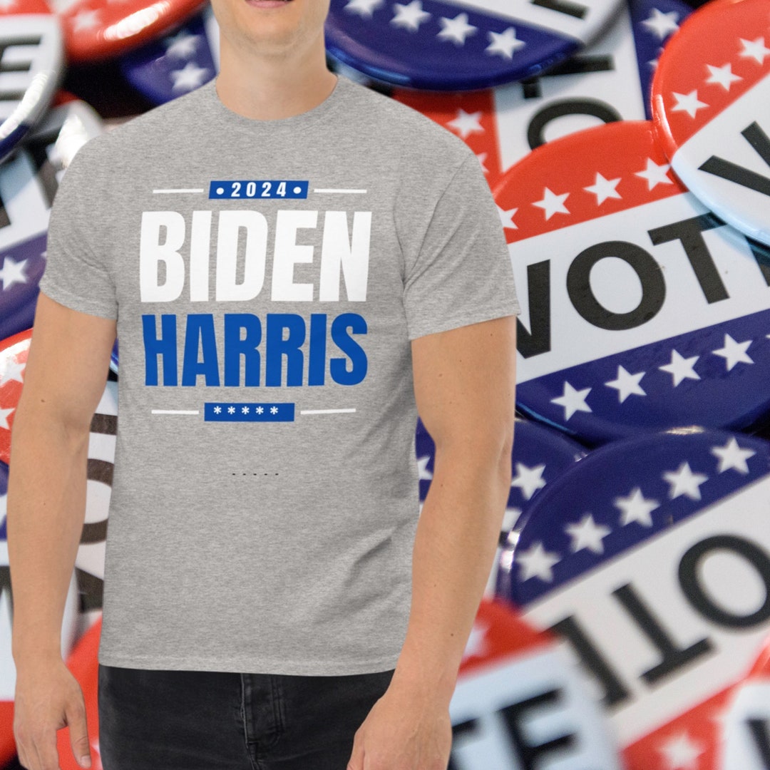 Maglietta Uomo Joe Biden For President 2024 - 100% Cotone, Taglie S-5XL