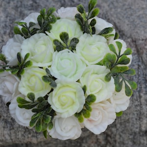 Soap Flower bouquet handmade decorative