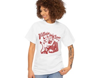 Halloween-t-shirt, halloween, t-shirt schurkenliefhebber, t-shirt schurkenliefhebber, vintage shirt, schurkenshirt, vintage t-shirt