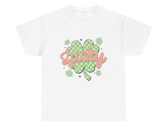 Camiseta del día de San Patricio, camiseta del día de San Patricio, camiseta de la suerte, camiseta retro del día de San Patricio, camiseta vintage del día de San Patricio
