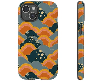 Tough iphone case, retro phone cover, tough retro phone cover