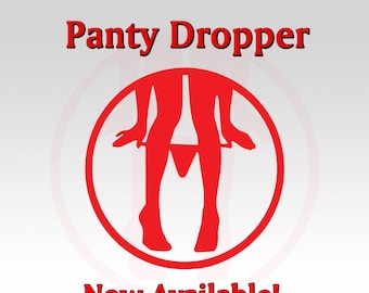 Panty Dropper Decal, Funny JDM Car Sticker