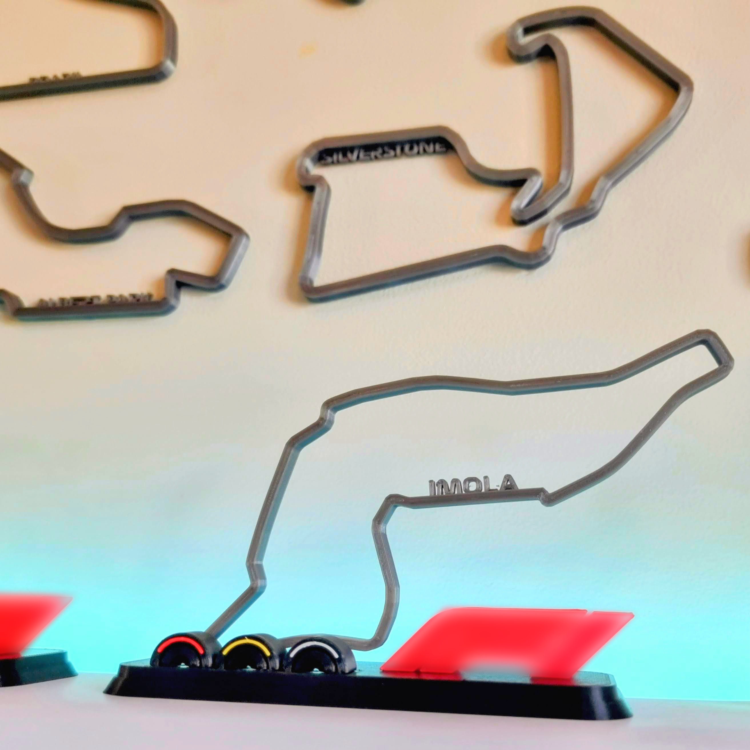 Porte clé circuits F1 Formule 1 - GT 3D Makers