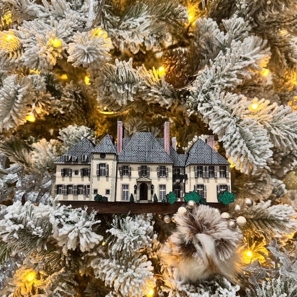 Custom House Ornament, Personalized New Home Gift, Housewarming Keepsake, first home, realtor gift, Christmas Ornament