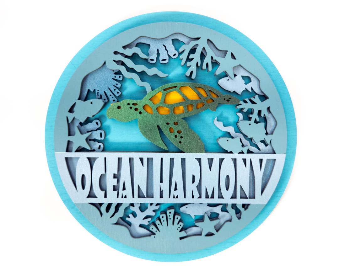 Personalized 3D Turtle Name Sign: Coastal Nursery Decor - Etsy