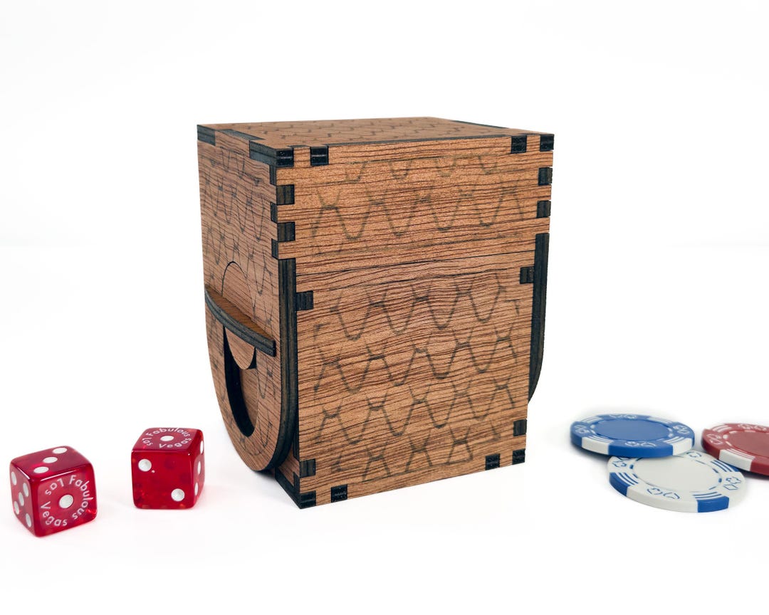 Scale Card Box Dragon Scale Wooden Deck Box – Trading Card Storage for Collectors With ...